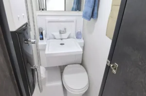 RV bathroom sink