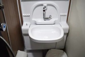 RV bathroom sink