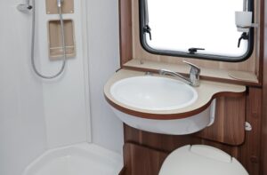 RV bathroom sink